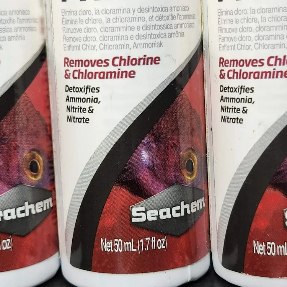 NEW 3X Seachem Prime Fresh and Saltwater Conditioner Fish Cleaning supplies